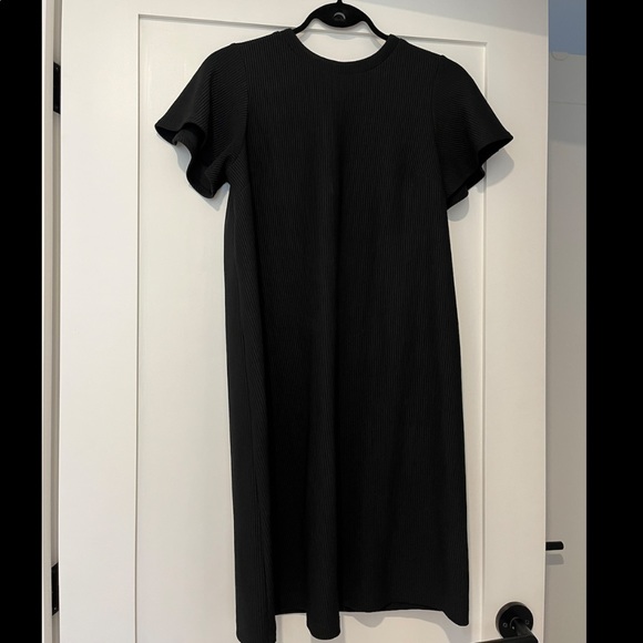 Black Ribbed ASOS Dress - Picture 2 of 7